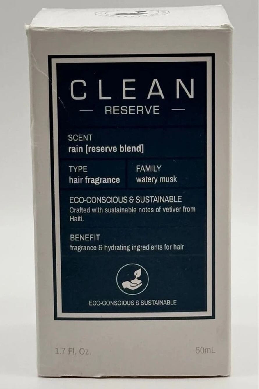 Clean Reserve Rain [Reserve Blend] Hair Fragrance 1.7oz/50ml New In Box